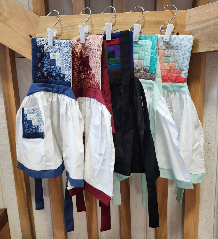 Log Cabin Kids Aprons Miller's Dry Goods
