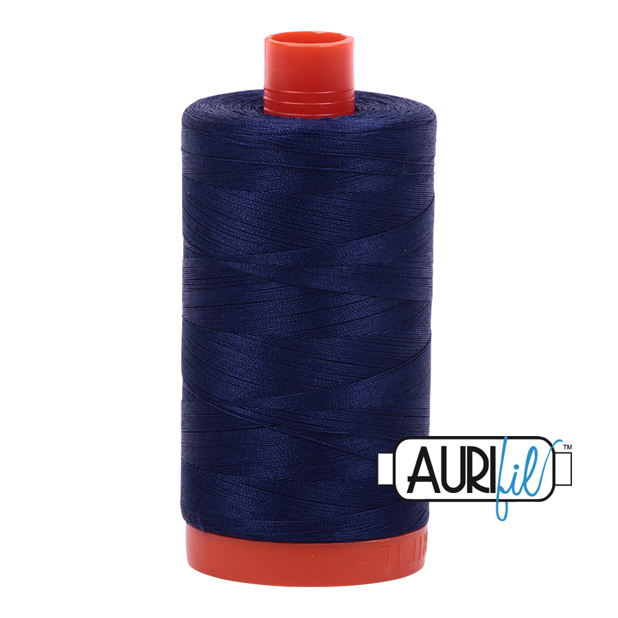 Aurifil Thread 50 wt - Midnight Blue