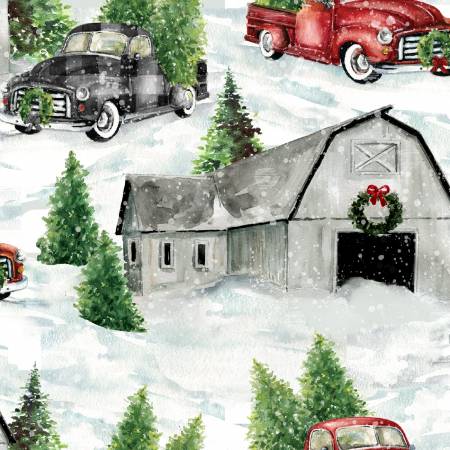 Dreaming Of A Farmhouse Christmas - Christmas Farm Gray
