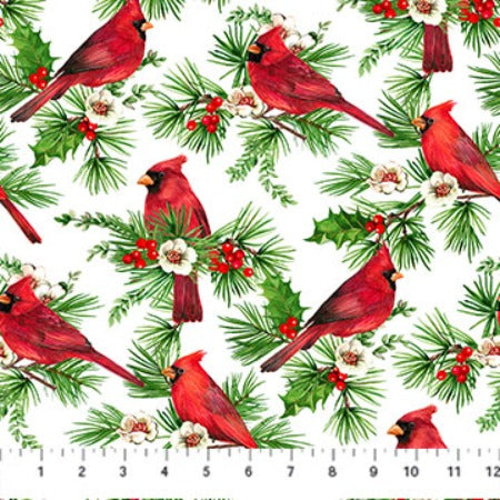 Cardinal Christmas - White Cardinals