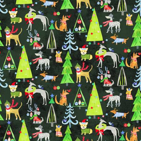 Happy Pawlidays - Soft Black Christmas Canines
