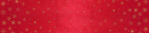 Ombre Flurries Metallic - Christmas Red