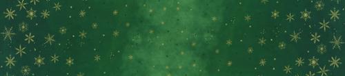Ombre Flurries Metallic  - Christmas Green