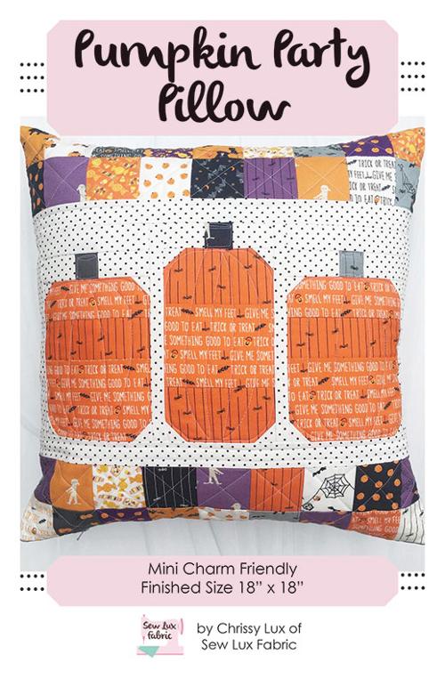 Pumpkin Party Pillow Pattern