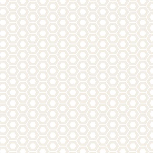 Muslin Mates - White Hexagons