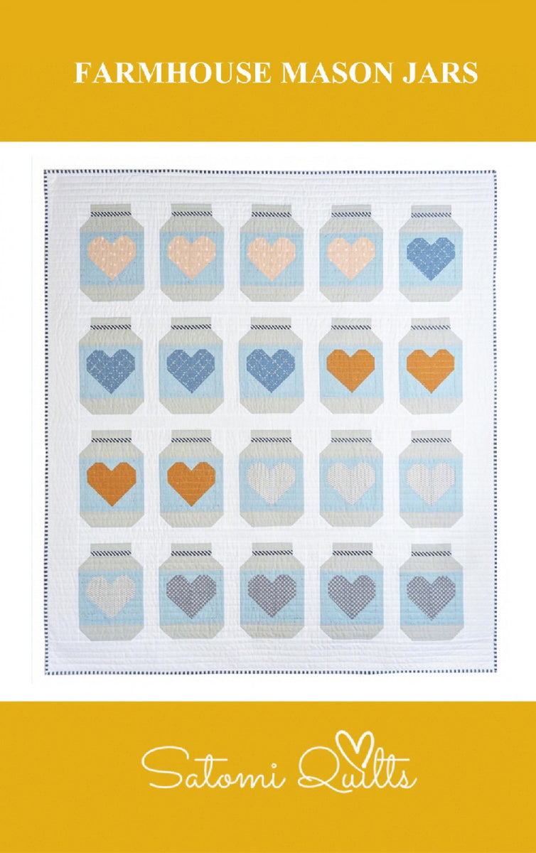 Farmhouse Mason Jars Pattern – Miller's Dry Goods