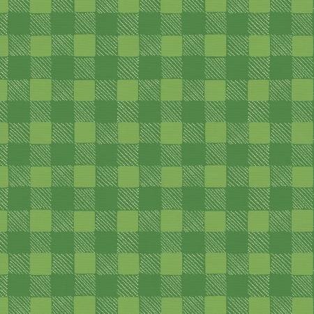 Luck of the Gnome - Plaid Light Green