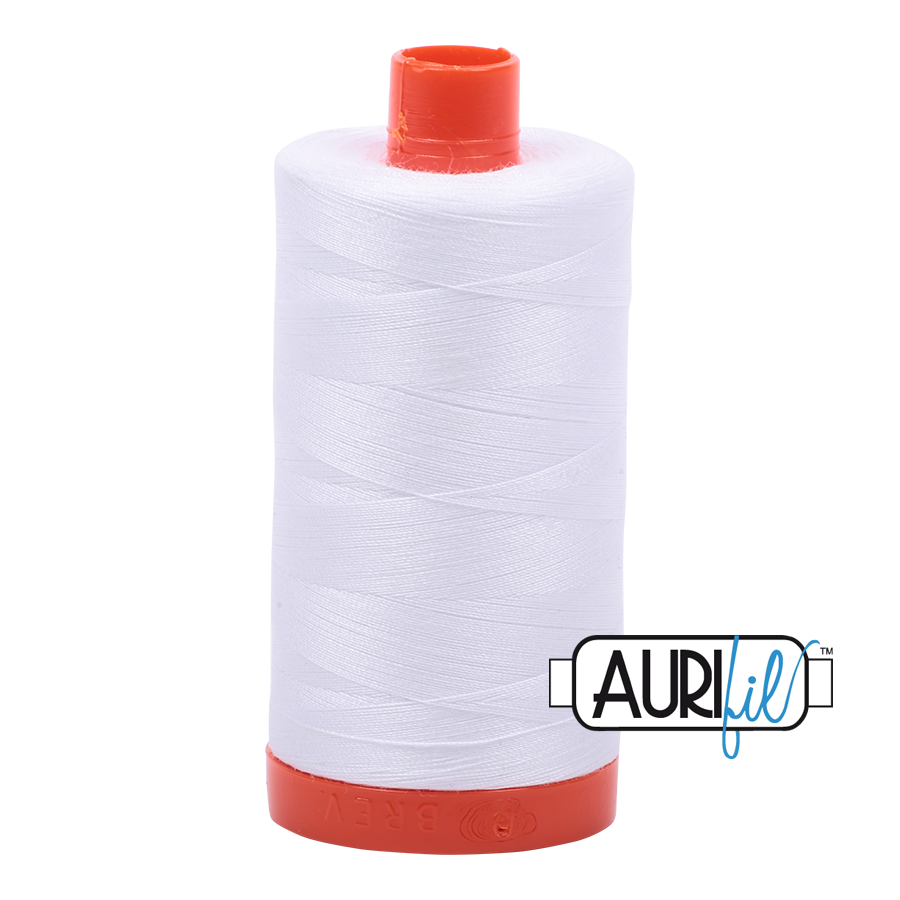 Aurifil Thread 50 wt - White
