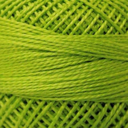 Perle (Pearl) Cotton Thread - Size 8 - Moss Green - 75 Yard Spools —