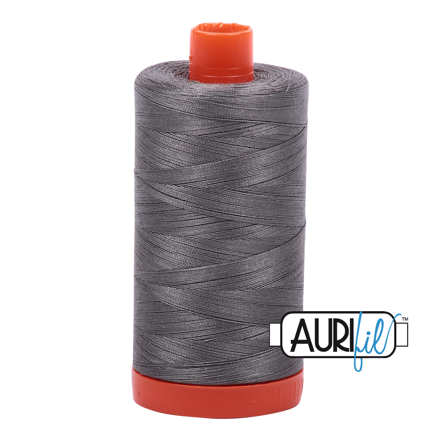 Aurifil Mako Thread 50 weight Grey Smoke