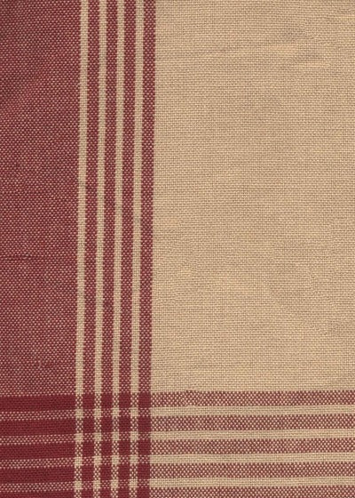 20" x 28" McLeod No Stripe Towel - Red & Teadye