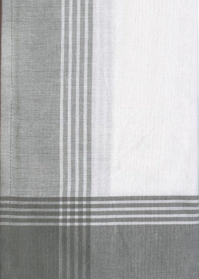 20 x 28 McLeod No Stripe Towel - Gray & White – Miller's Dry Goods
