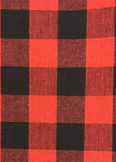 20" x 28" Buffalo Check Towel - Red & Black