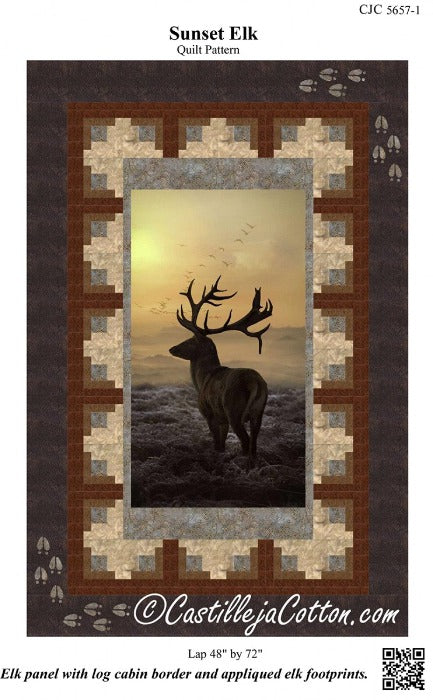 Sunset Elk Pattern – Miller's Dry Goods