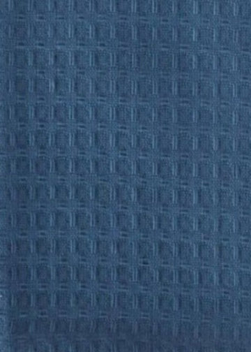 Fish Natural & Blue Waffle Weave Kitchen Towel - Napkins2go