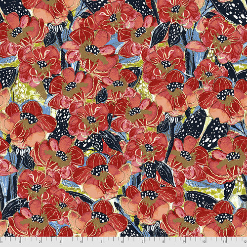 Boho Blooms - Poppies Red