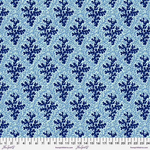 Treasure Island - Seaweed and Coral Blue – Miller’s Dry Goods