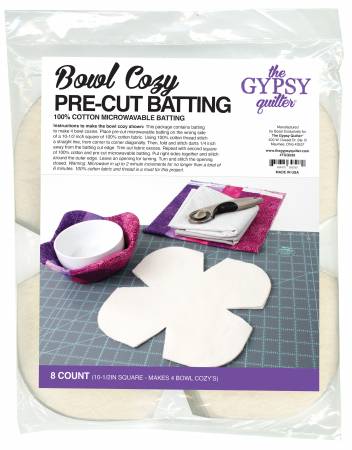 Bowl Cozy Pre Cut Batting 8ct