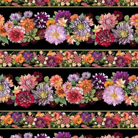 Tina's Garden - Multi Digital Pictorial Stripe – Miller's Dry Goods