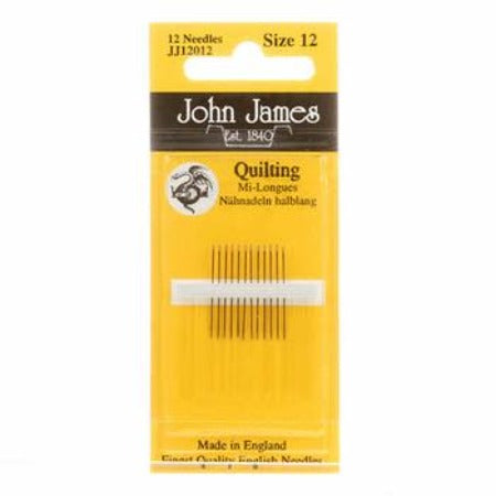 John James Between / Quilting Needles    Sizes: 11,12